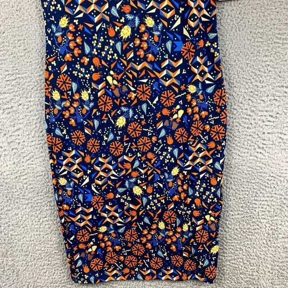 LuLaRoe Julia Dress Womens  XXS‎ Red Blue NEW Pencil Skirt Dress Casual NWT - Picture 2 of 15